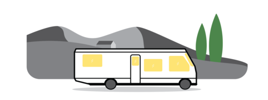 POP-UP TRAILER – CLASS A MOTORHOME
