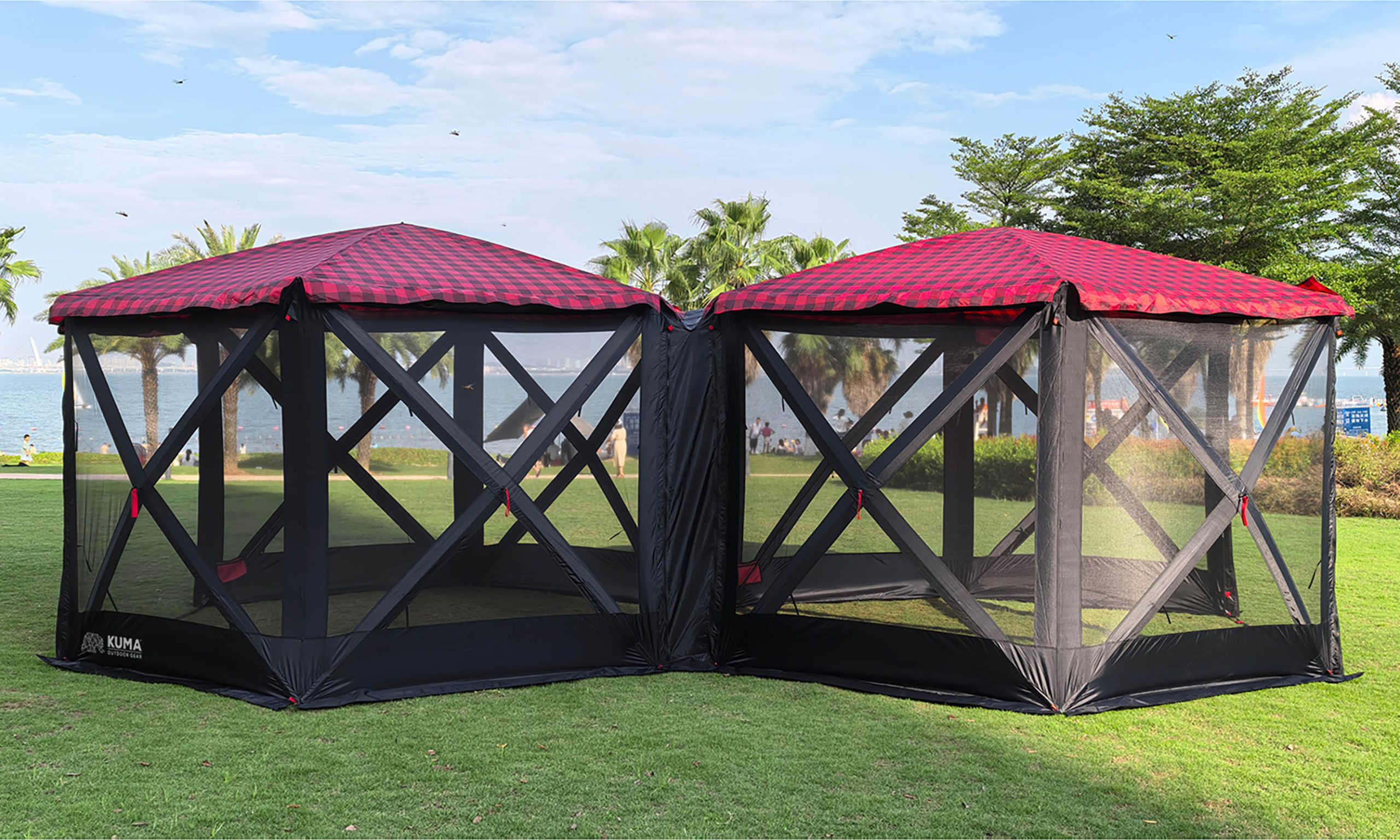 Kuma Outdoor Gear Super Bear Den Deluxe Gazebo